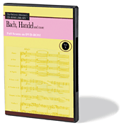 Bach Handel and More Full Score DVD Rom cover